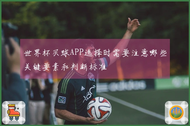 世界杯买球APP选择时需要注意哪些关键要素和判断标准
